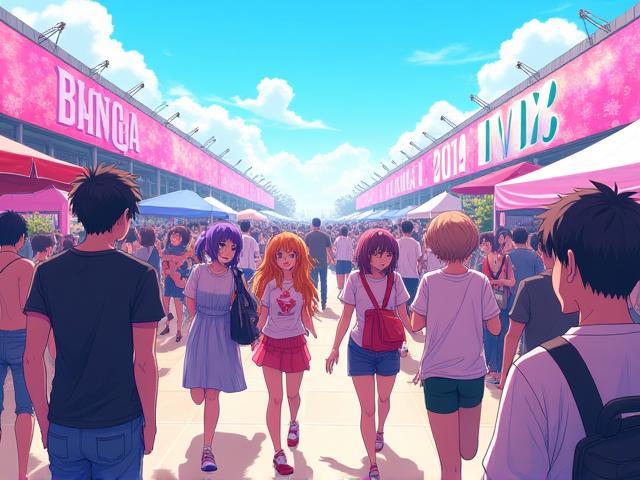 강남 애니메 페스티벌 2023의 활기찬 현장